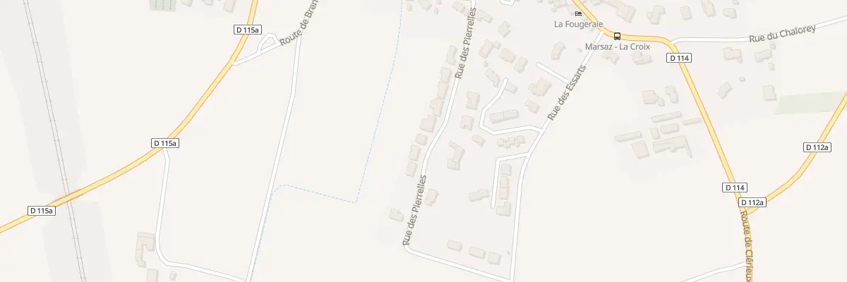 Plan du 11 Rue des Pierrelles à Marsaz