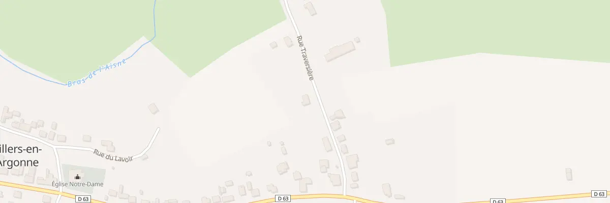 Plan du 5128 Rue Traversiere à Villers-en-Argonne