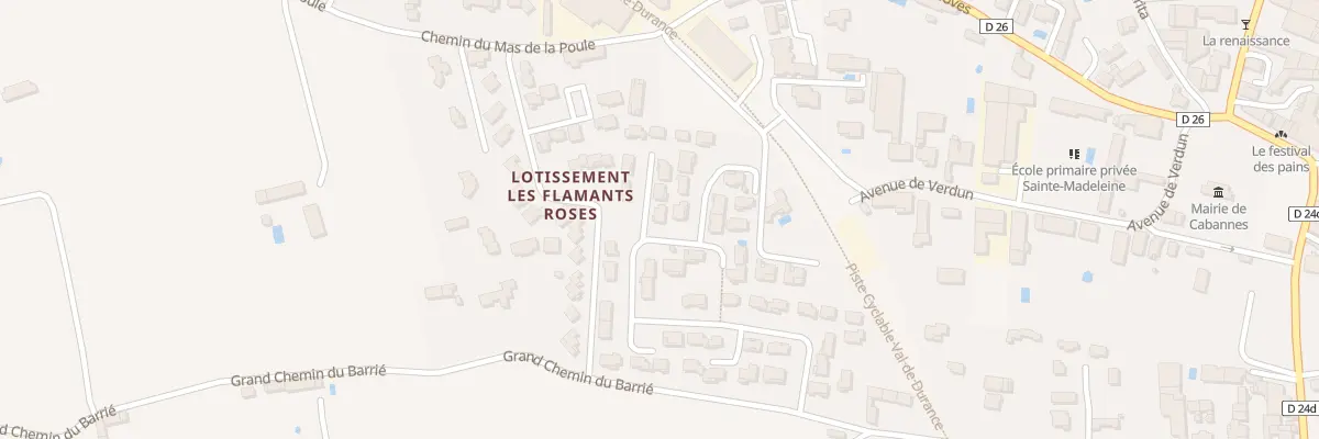 Plan du 11 Lot Hameau des Lavandes à Cabannes
