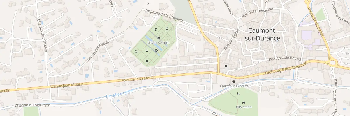 Plan du 9020F Rue de la Croix à Caumont-sur-Durance