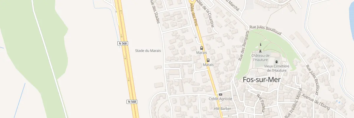 Plan du 98 Rue des Stades à Fos-sur-Mer