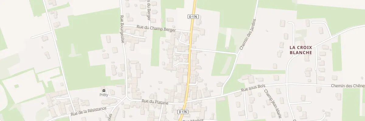 Plan du 19 Rue de la Montée à Préty