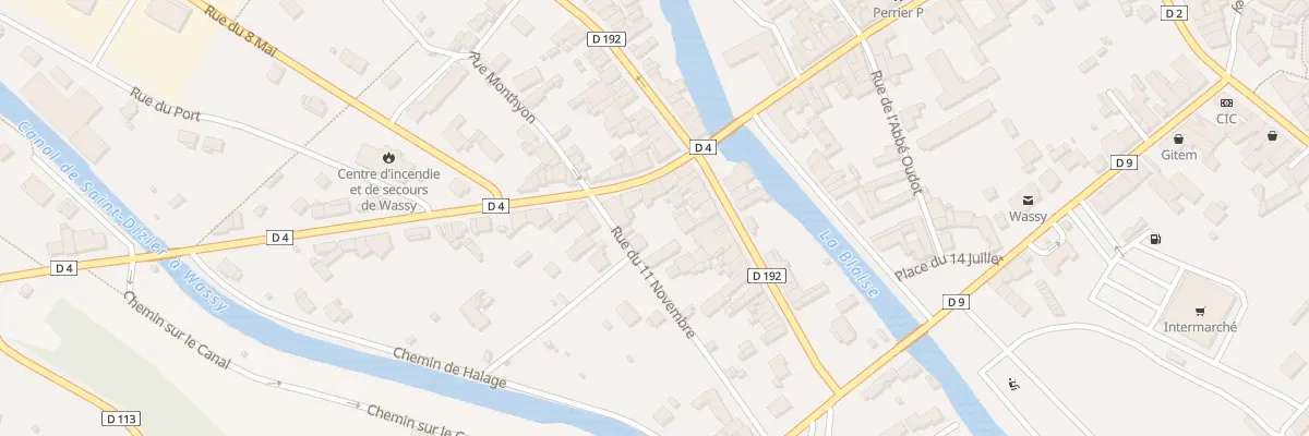 Plan du 3 Rue du Onze Novembre à Wassy