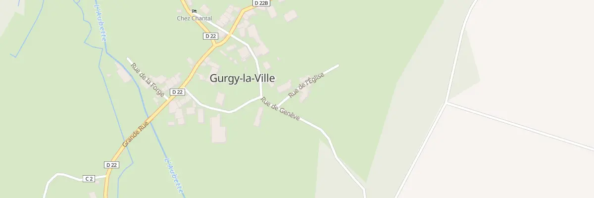 Plan du 2 Rue de l’Eglise à Gurgy-la-Ville