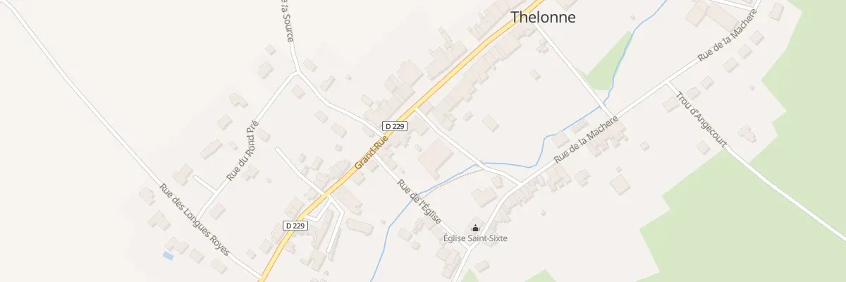 Plan du 62 Grande Rue à Thelonne