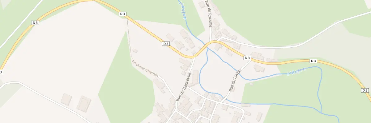 Plan du 1 Rte de Chateauvillain à Coupray
