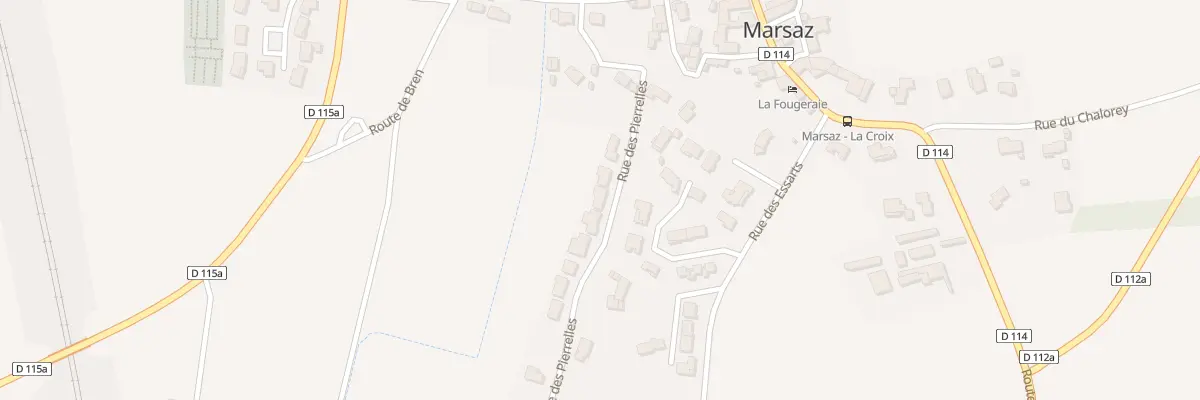 Plan du 17 Rue des Pierrelles à Marsaz