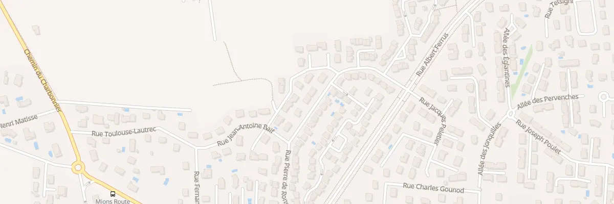 Plan du 18 Rue Pierre Ronsard à Mions