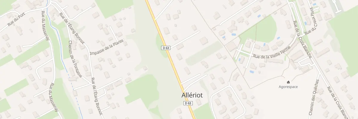 Plan du 17 Rue de la Grande Corvée à Allériot
