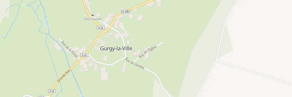 Plan du 9001 Rue de l’Eglise à Gurgy-la-Ville