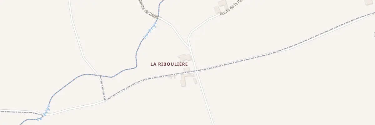 Plan du 3 Rte de Bège à Bellegarde-Poussieu