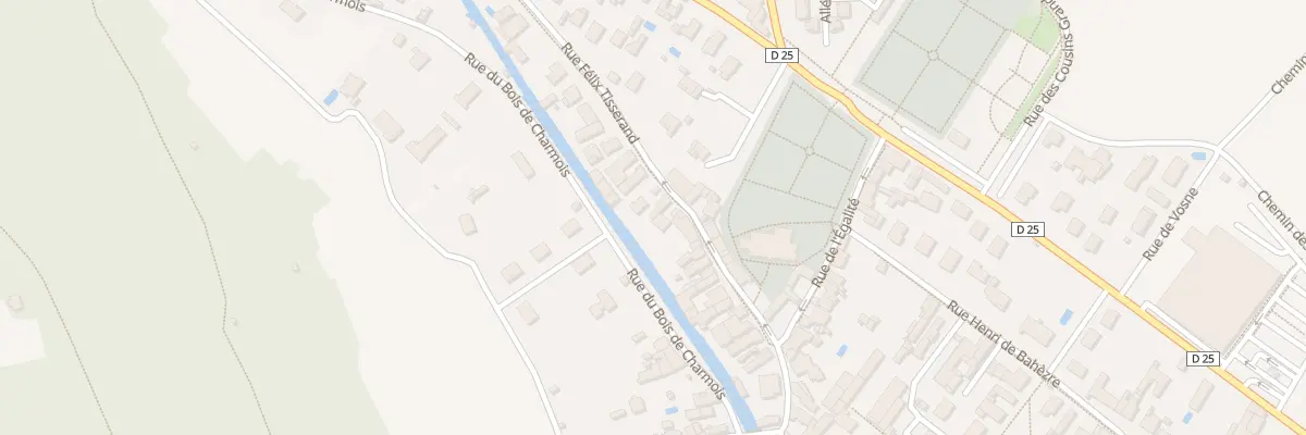Plan du 93 Rue Félix Tisserand à Nuits-Saint-Georges