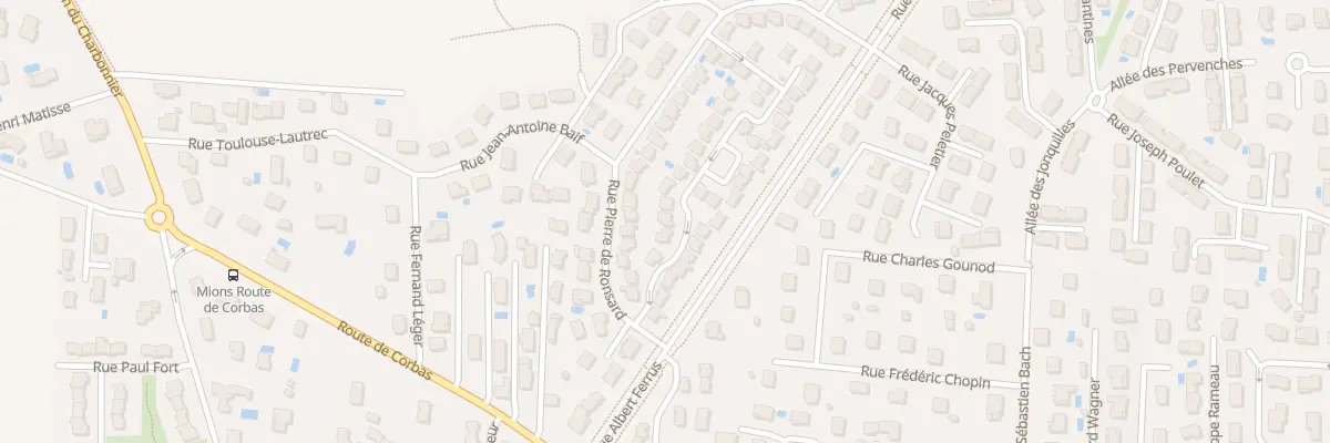Plan du 29 Rue Paul Valéry à Mions