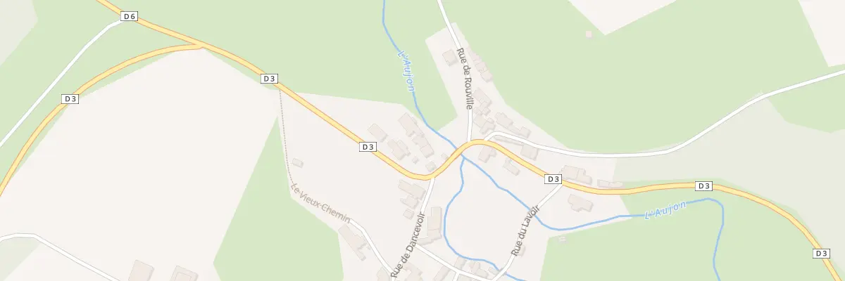 Plan du 6 Rte de Chateauvillain à Coupray