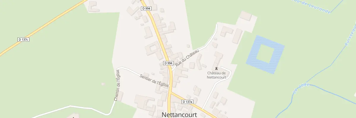 Plan du 2 Rue de Leurande à Nettancourt