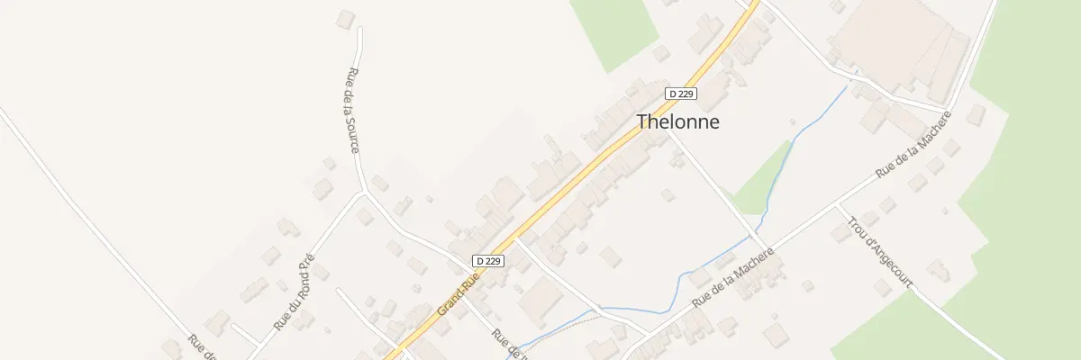 Plan du 59 Grande Rue à Thelonne