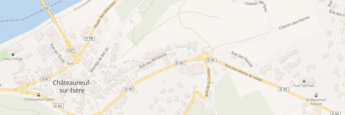 Plan du 46 Rue des Remparts à Châteauneuf-sur-Isère