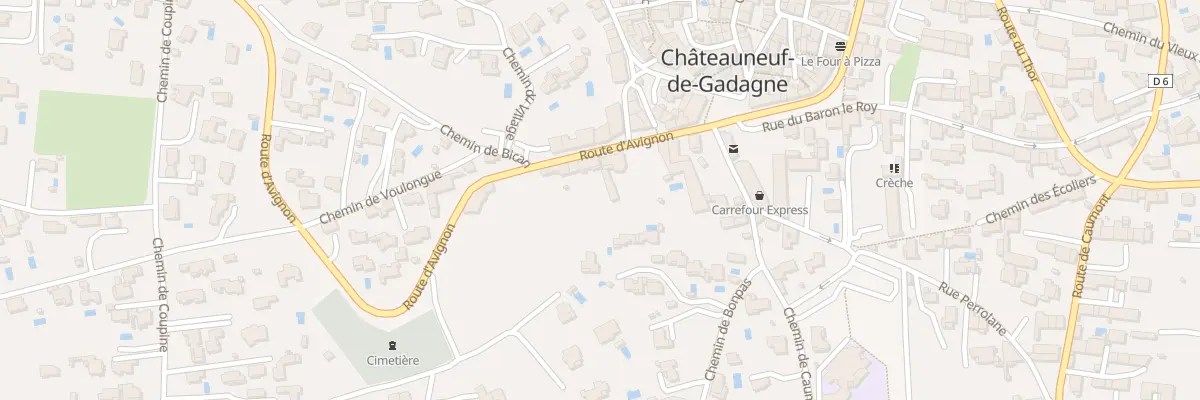 Plan du 107C Rte d’Avignon à Châteauneuf-de-Gadagne