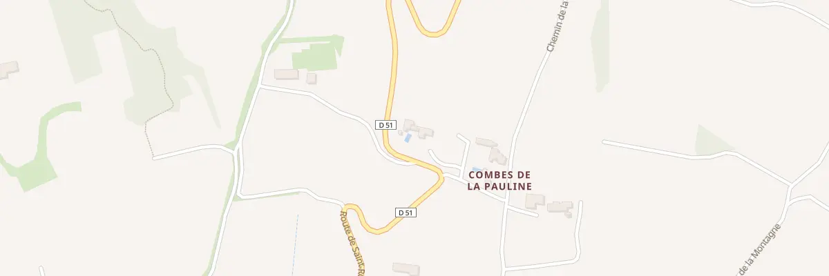 Plan du 5453F Les Combes de la Pauline à Cairanne