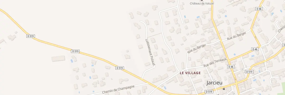 Plan du 133 Lot Polaud à Jarcieu