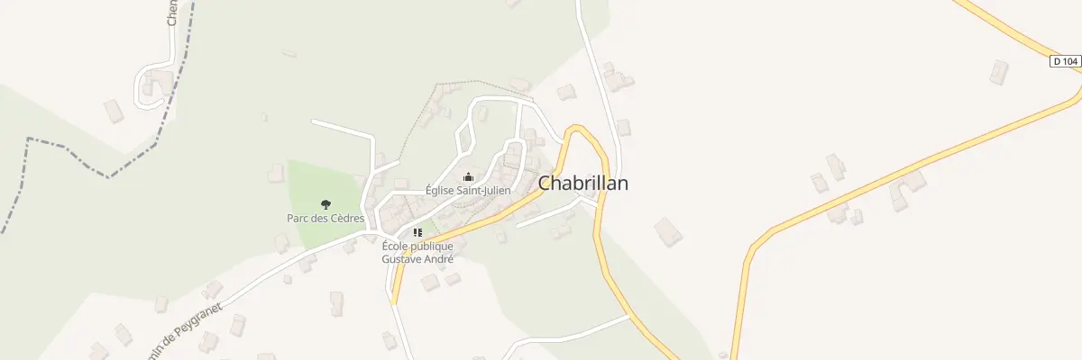 Plan du 5234 Le Village à Chabrillan