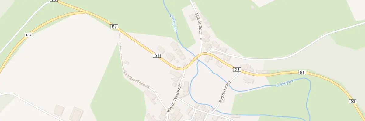 Plan du 2 Rte de Chateauvillain à Coupray