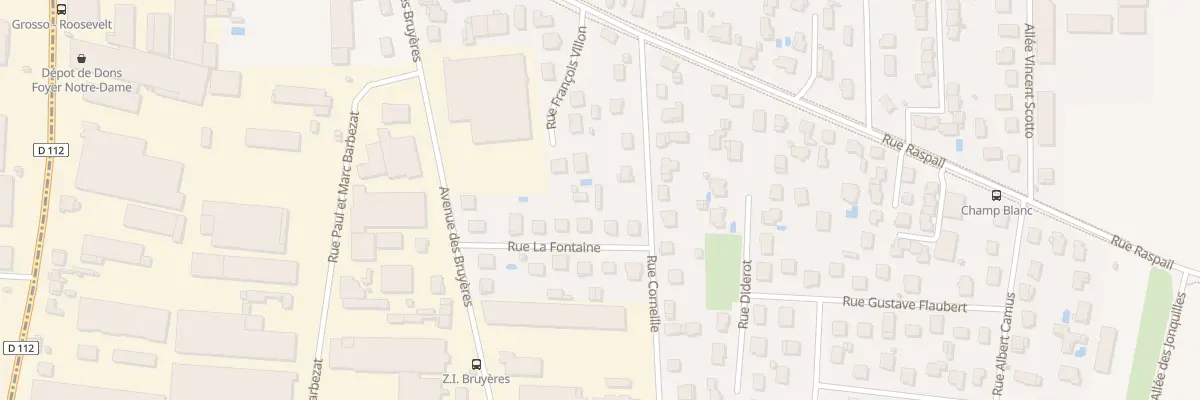 Plan du 10 Rue Corneille à Décines-Charpieu