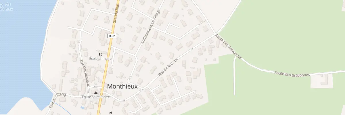 Plan du 261 Rue de la Croix à Monthieux