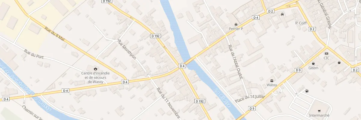 Plan du 4 Rue de Pont Varin à Wassy