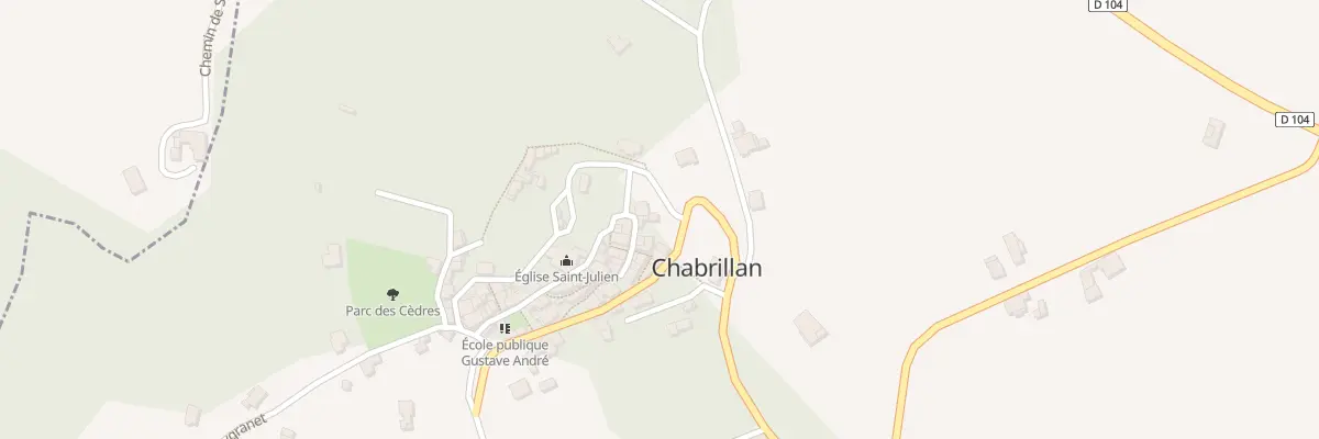 Plan du 5291 Le Village à Chabrillan