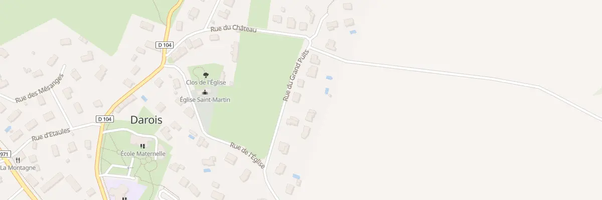 Plan du 10 Rue du Grand Puits à Darois