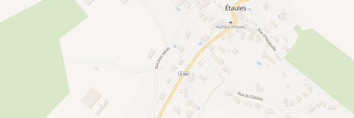 Plan du 10 Rue de Darois à Étaules
