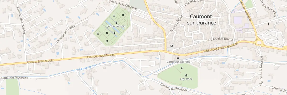 Plan du 8 Rue de la Croix à Caumont-sur-Durance