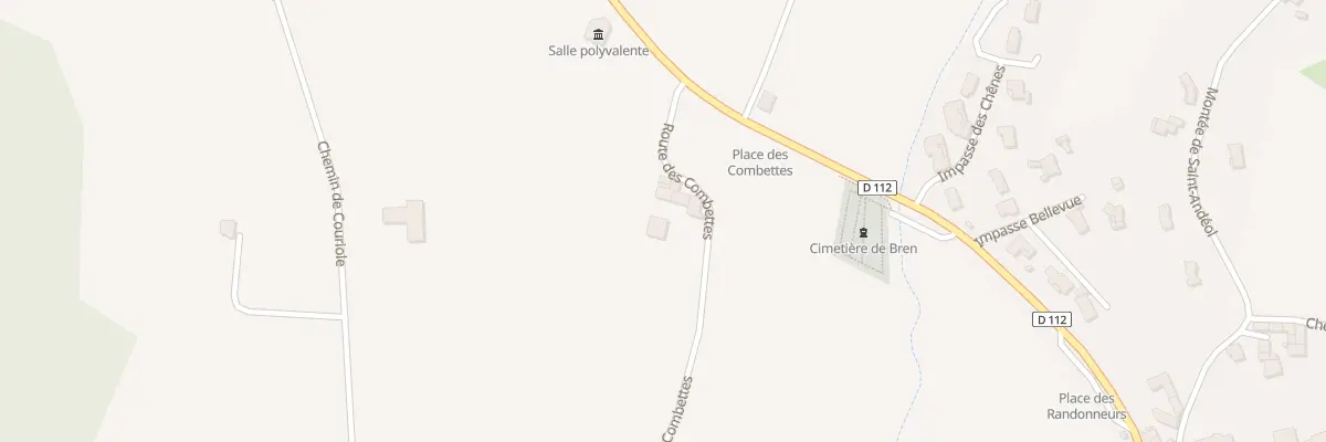 Plan du 70 Rte des Combettes à Serves-sur-Rhône