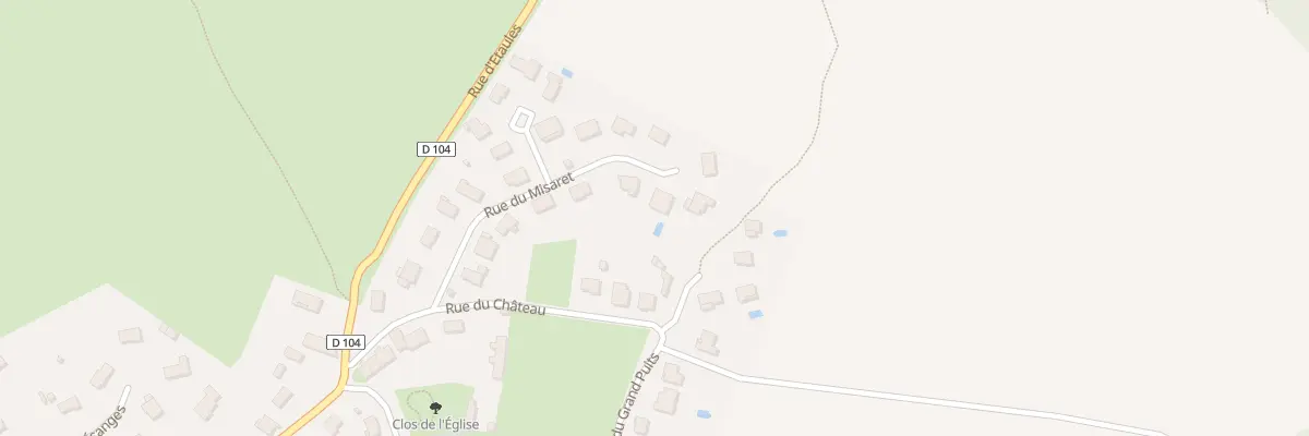 Plan du 14 Rue du Misaret à Darois