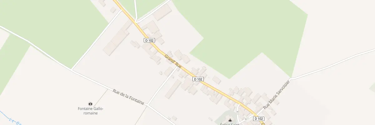 Plan du 34 Grand Rue à Braux-le-Châtel