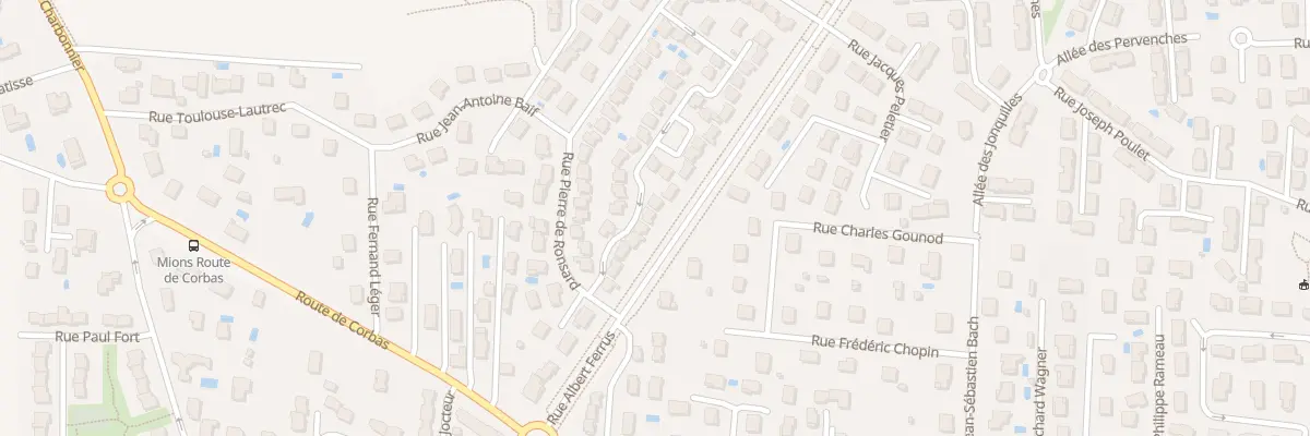 Plan du 40 Rue Paul Valéry à Mions