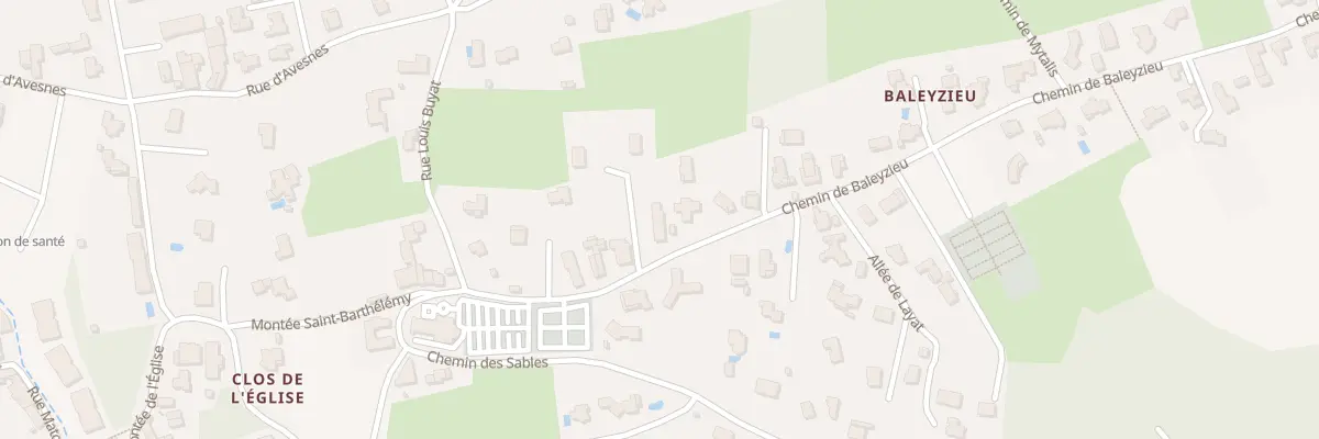 Plan du 17 Che de Baleyzieu à Chaponnay