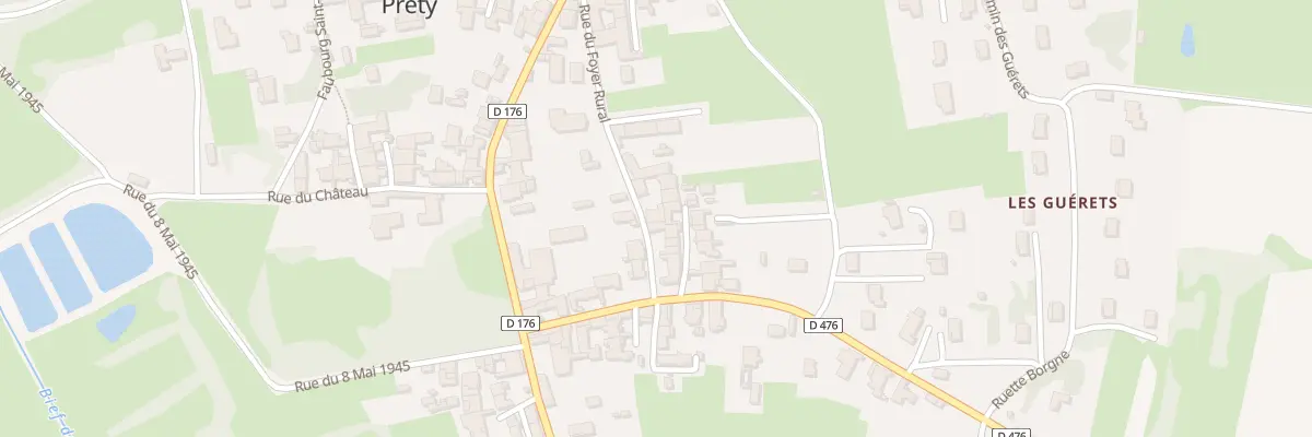 Plan du 15 Rue du Foyer Rural à Préty