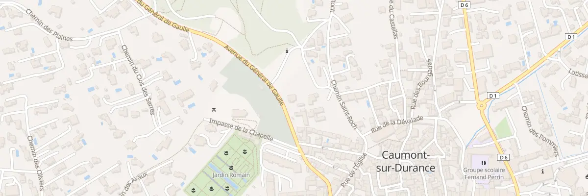 Plan du 29 Rue du Général de Gaulle à Caumont-sur-Durance