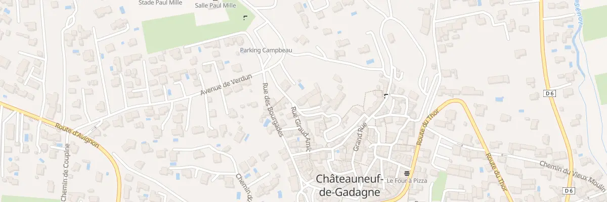Plan du 4 Rue Giraud Amic à Châteauneuf-de-Gadagne
