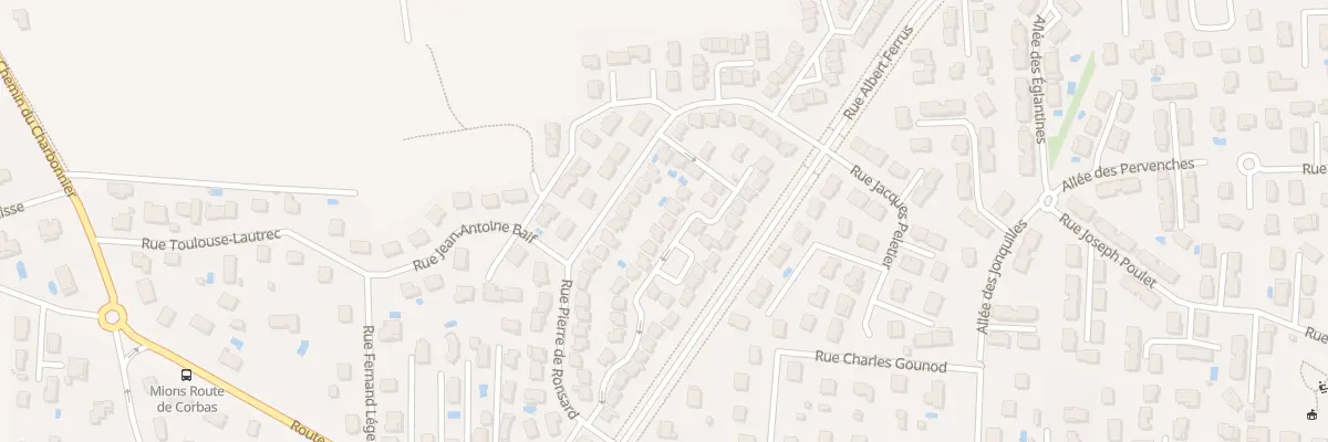 Plan du 15 Rue Paul Valéry à Mions