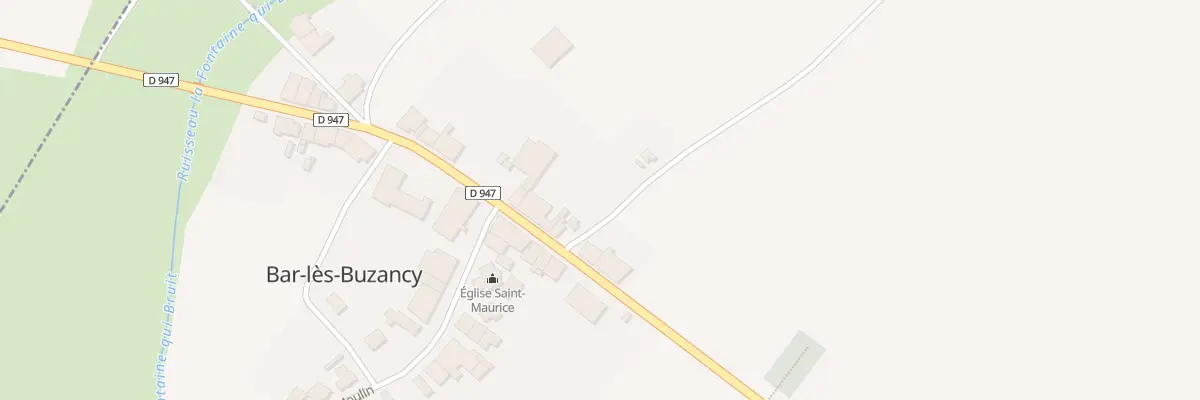Plan du 25 Rue Léopold Roger à Bar-lès-Buzancy