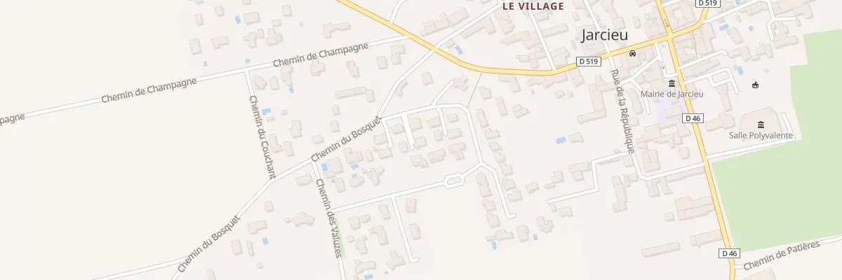 Plan du 38 Lot le Clos des Valuzes à Jarcieu