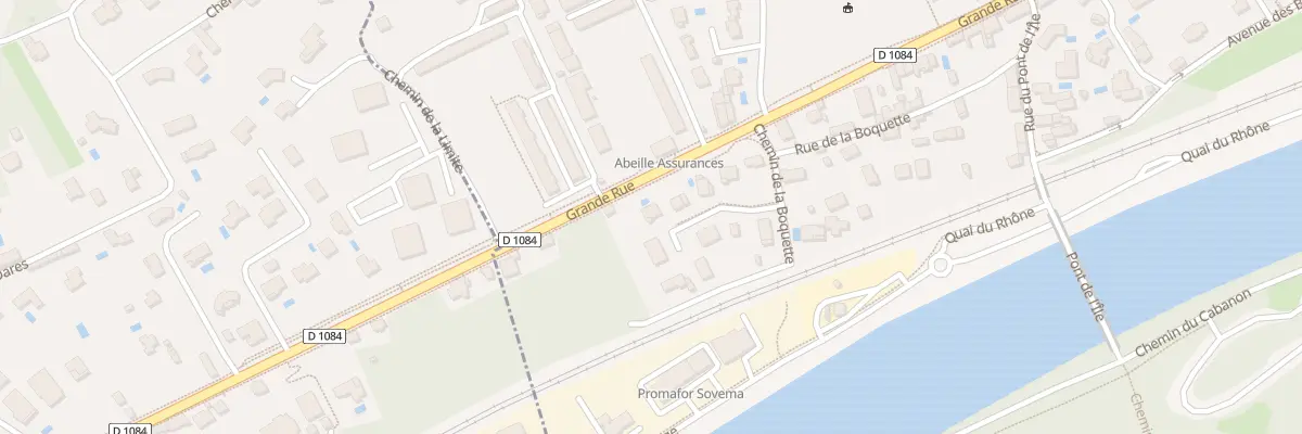Plan du 4 Chem de la Boquette à Miribel