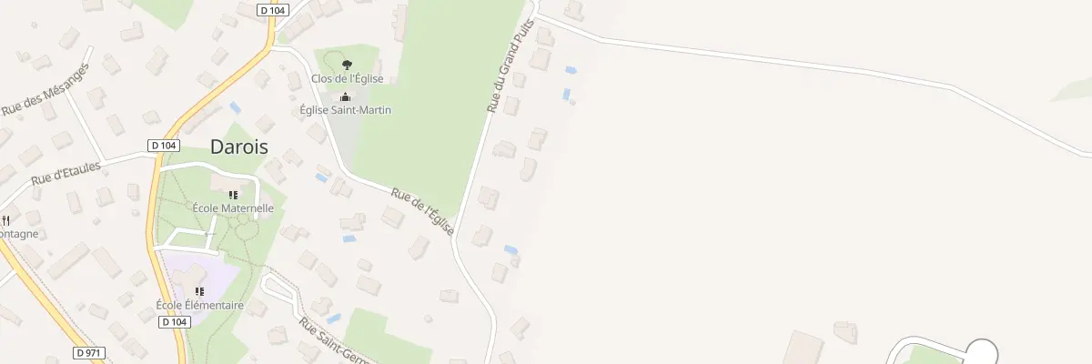 Plan du 6A Rue du Grand Puits à Darois