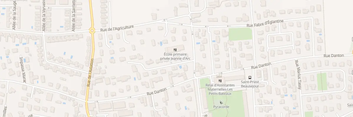 Plan du 6 Imp des Griottiers à Saint-Priest