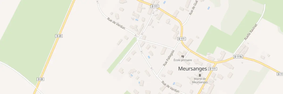 Plan du 10 Rue de Verdun (Le Bourg) à Meursanges