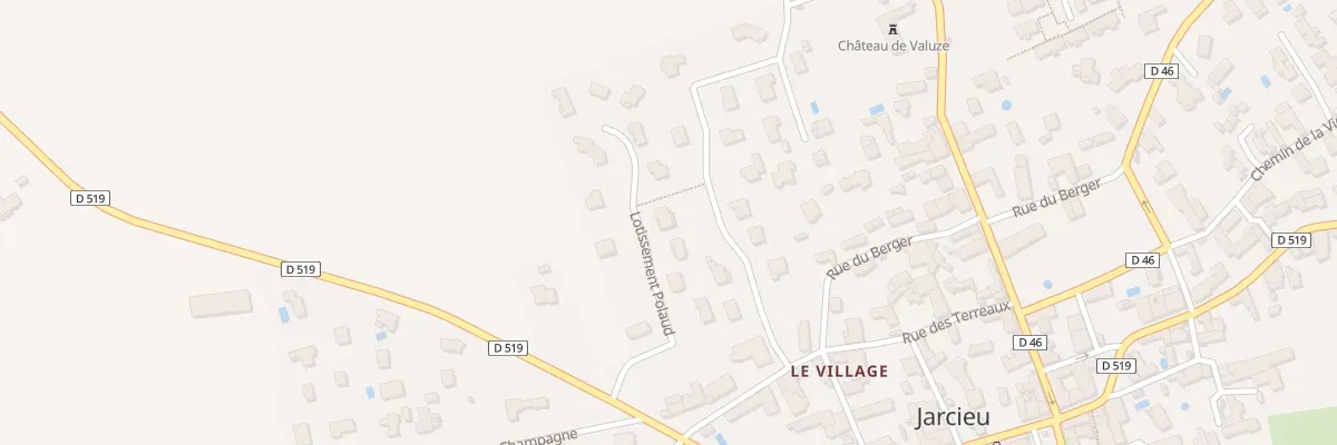 Plan du 158 Lot Polaud à Jarcieu