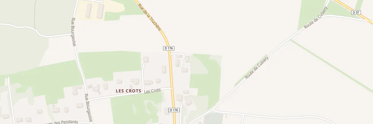 Plan du 1 Le Champ Chabot à Préty
